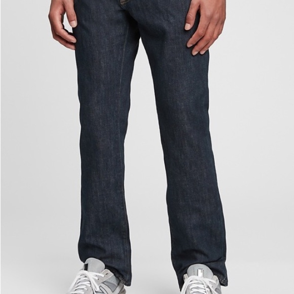 GAP Men’s Dark Wash Bootcut Jeans - Indigo
